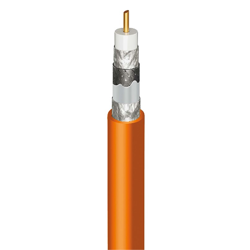 S677TSBFO1P, 75 Ohm Coaxial Drop Cable,Series 6, 77% Tri-shield Orange PE Jacket,Flooded for Underground